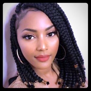 Box braids bob wig